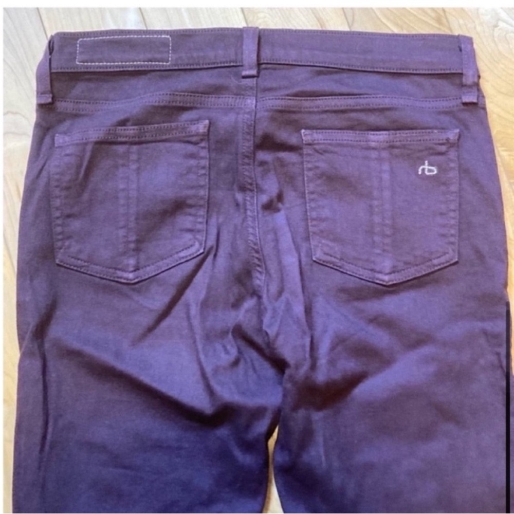 Rag & Bone Skinny Jeans Wine color size 26 - Picture 7 of 7